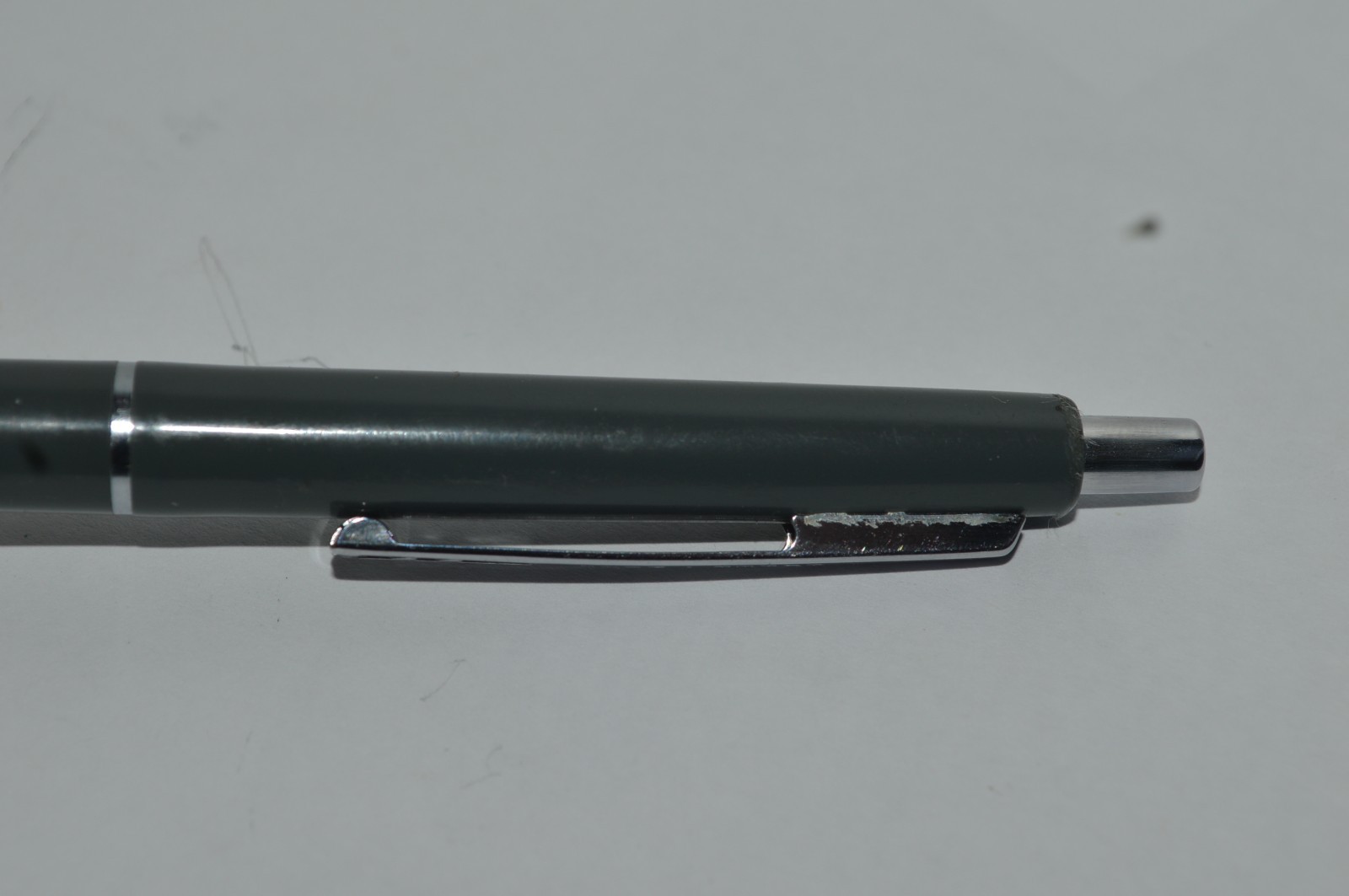 Paper Mate #355 MALIBU Ballpoint Pen Grey Color Plastic Made In USA Circa 1980’s