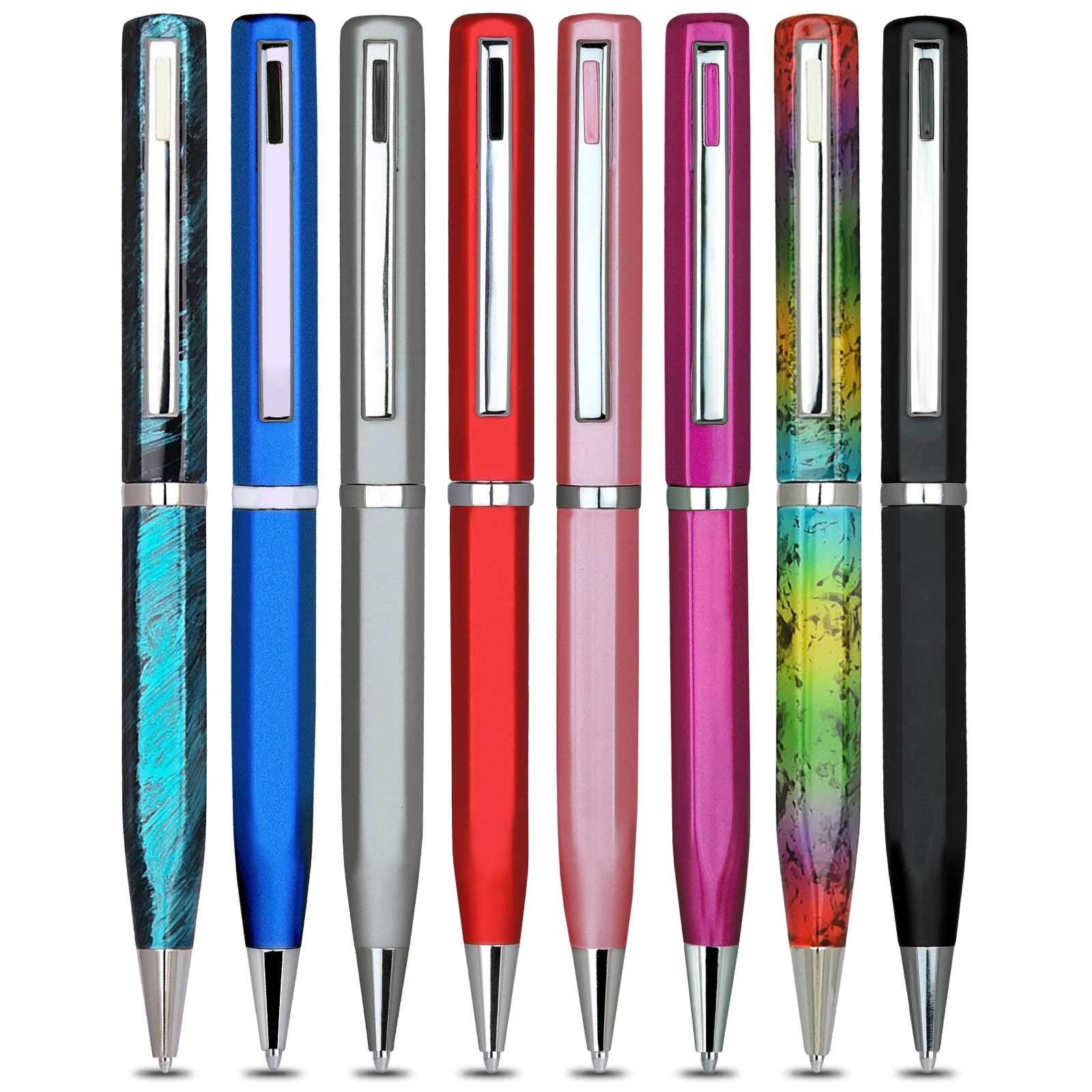 Lanier Licia Ballpoint Pen 1 Count (Pack of 1), Turquoise with White Accents