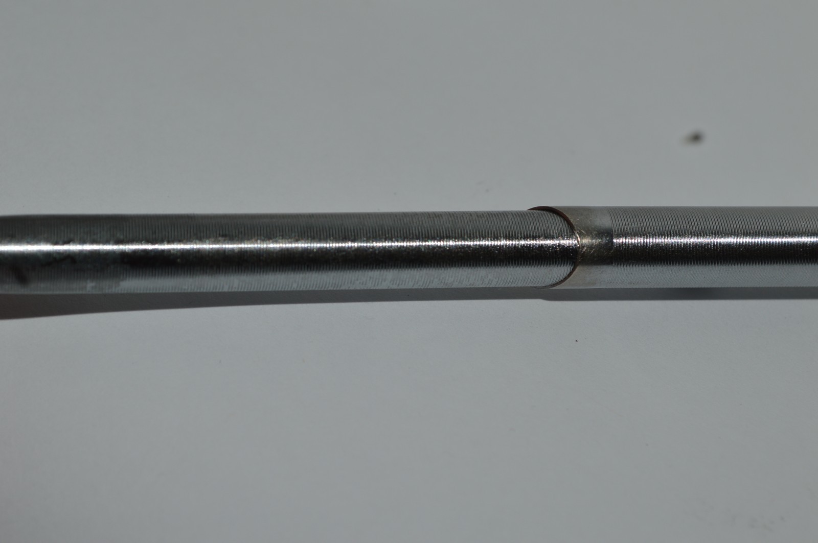 RITEPOINT Ballpoint Pen Grooved Stainless Steel Made in USA Circa 1950’s