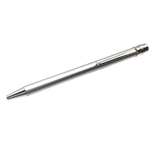 Santos de Cartier Ballpoint Pen Silver Black Ink Twist Retractable Unisex w/Box