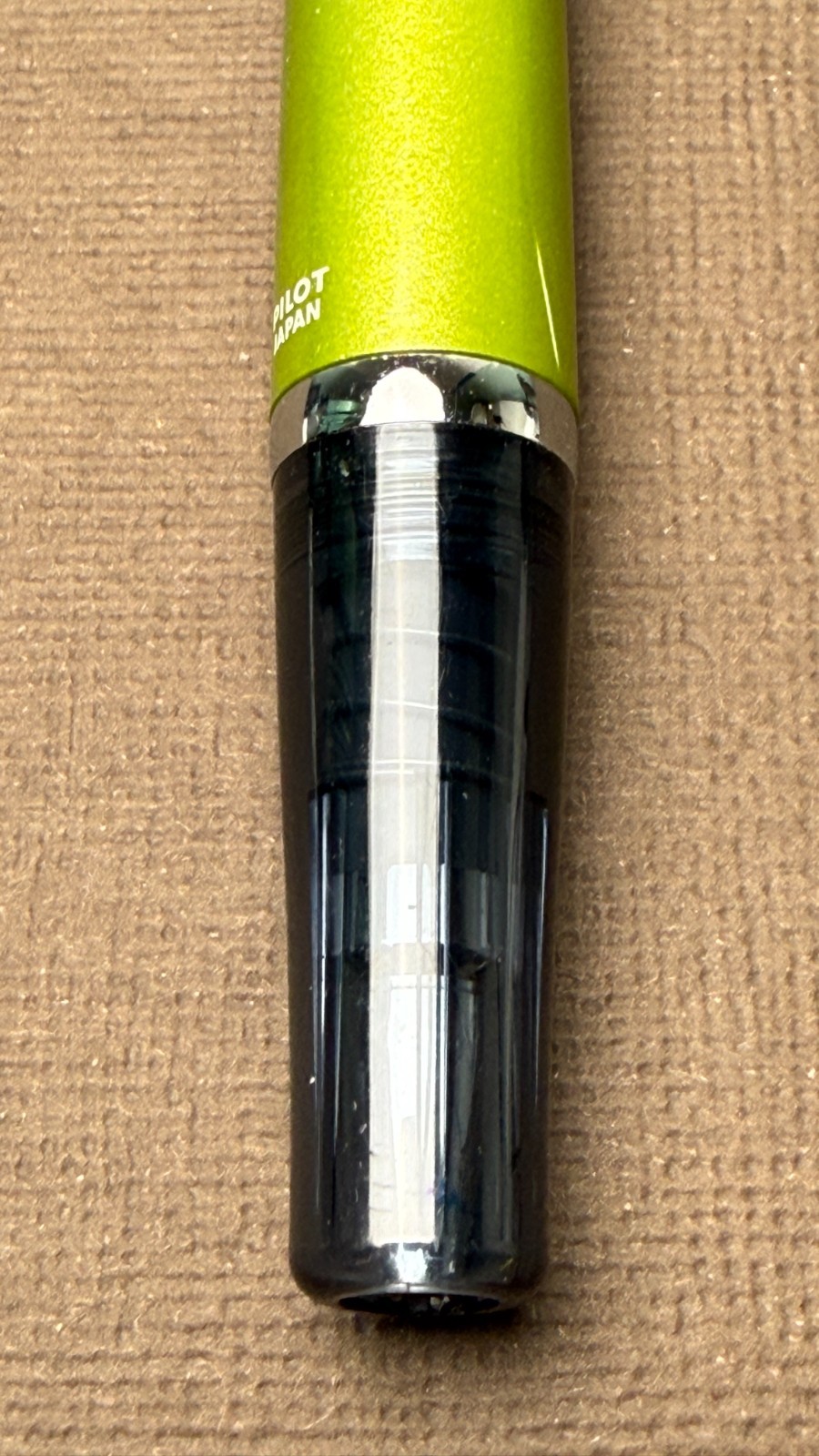 Pilot Ageless Present Pen Lime Green No Box Papers w/ BRFN Refill