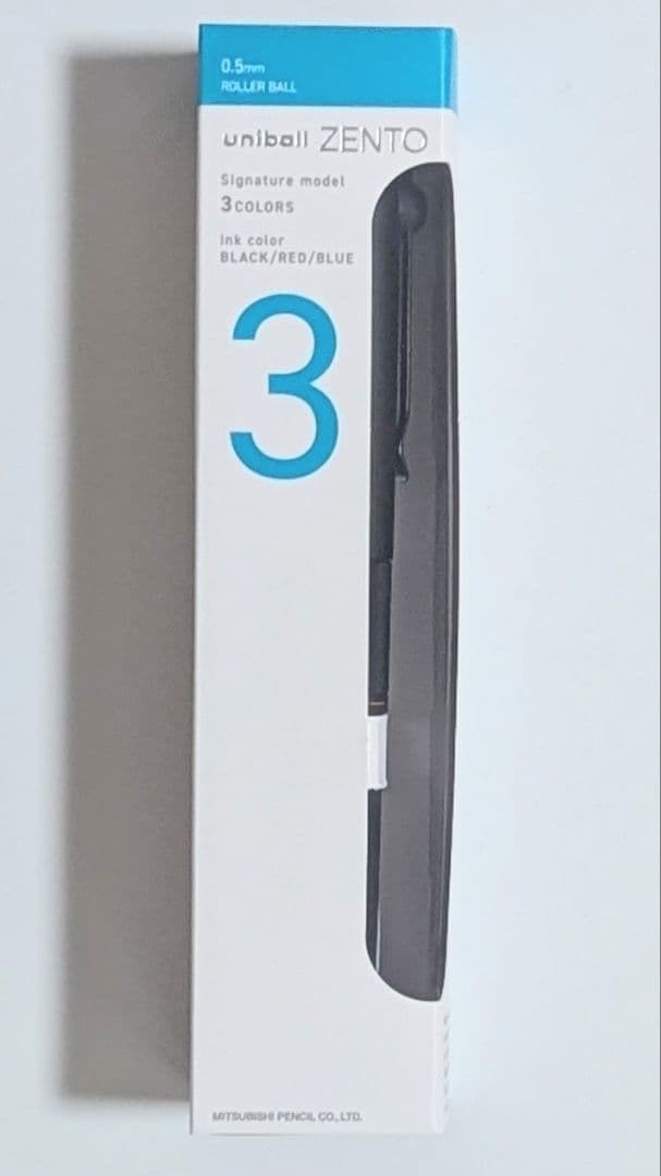 Mitsubishi uni-ball ZENTO Signature Model 3-Color Multi Ballpoint Pen 0.5mm