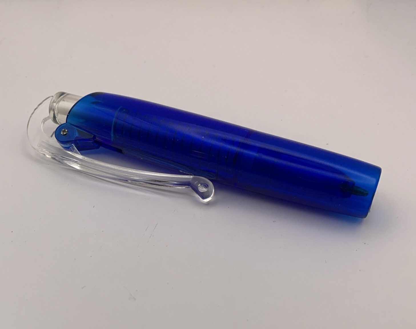 United States Capital Logo Retractable Ink Pen Folding Clip