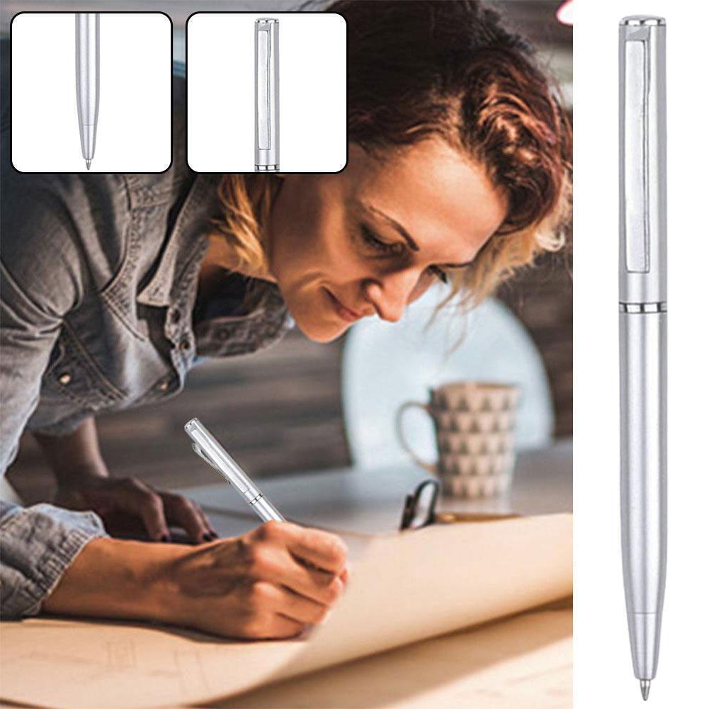 1xStudents Ballpoint Pen Short Spin Office School Teenager ball Roller Ink Black