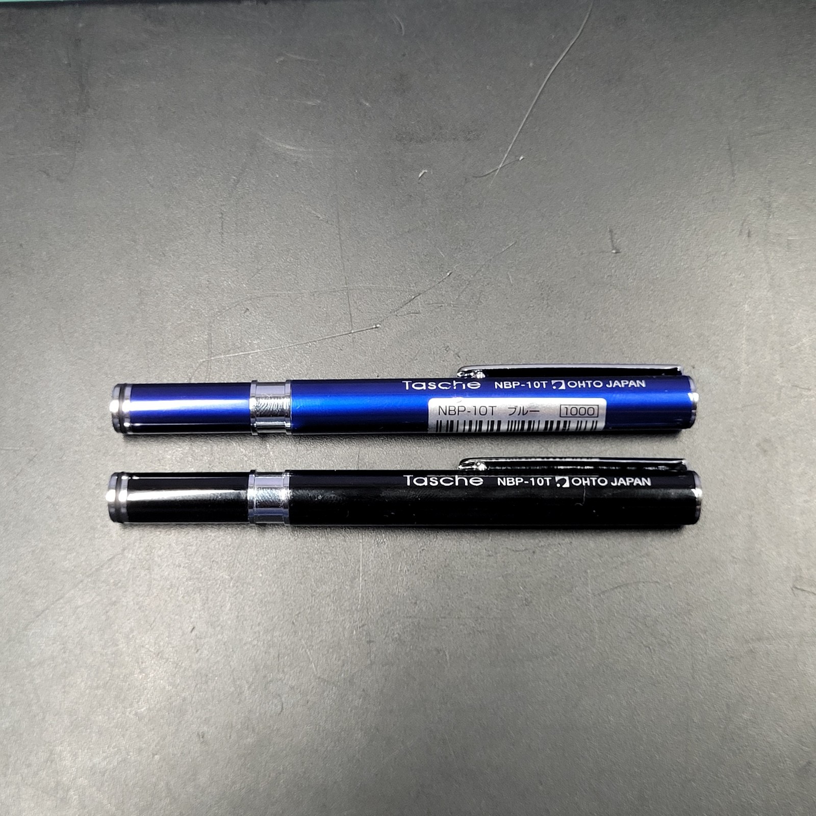 Ohto Tasche NBP-10T Mini Black & Blue Barrel 2 Pens Tested Made In Japan