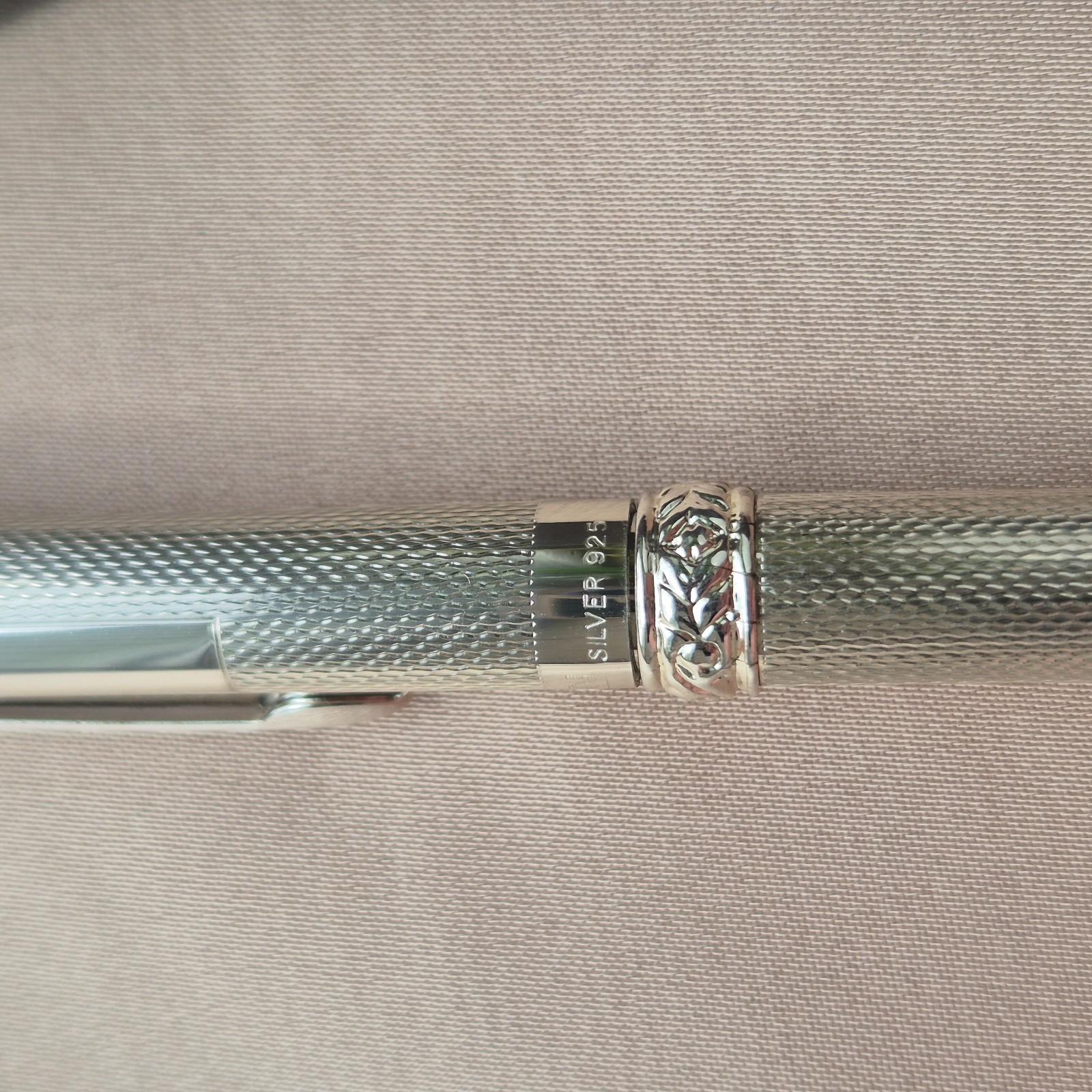 SOLID 925 STERLING SILVER Ronson Pen | NOT PLATE | MINT NOS Private Collection