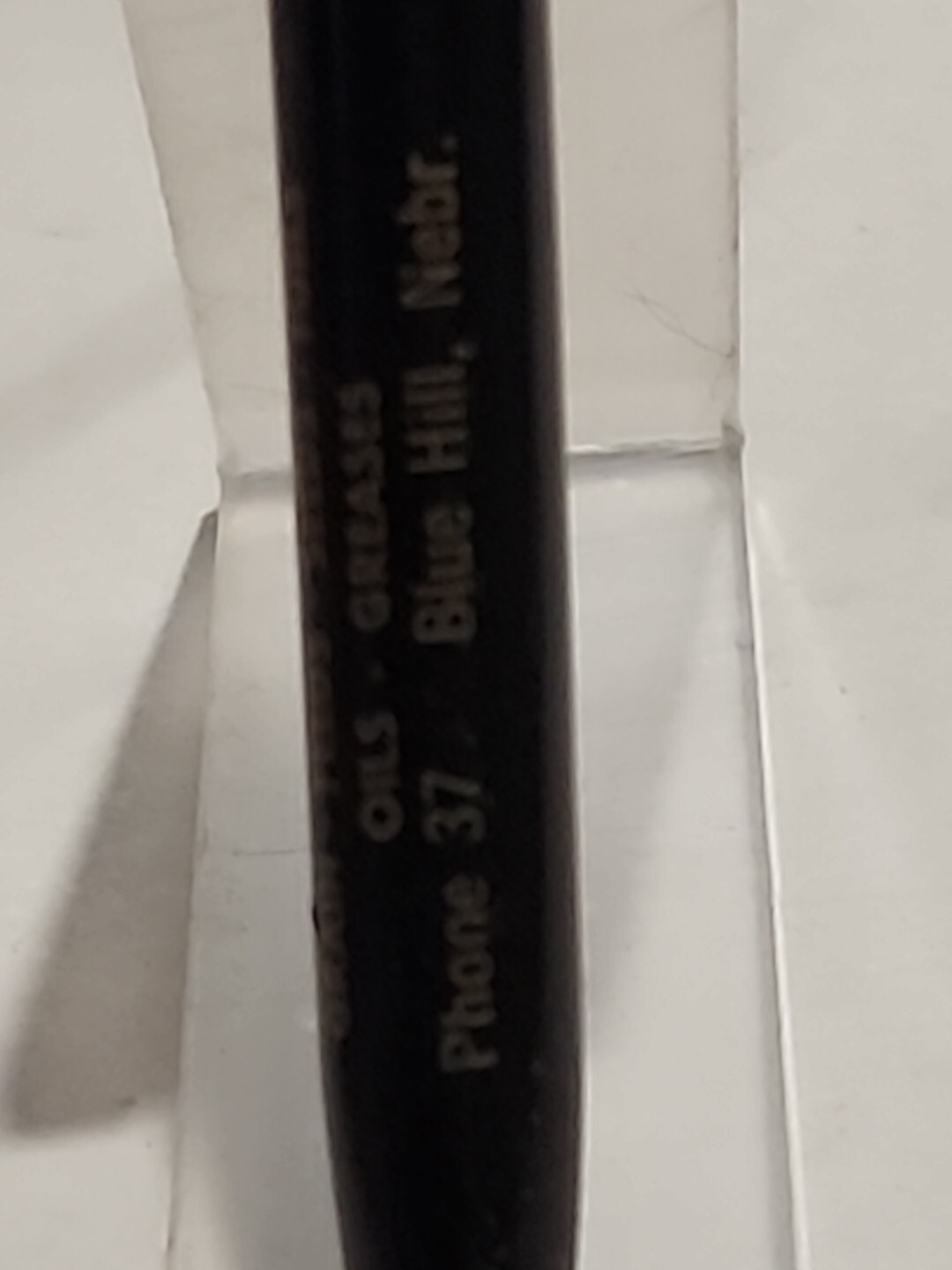 VTG Wings Celluloid Ballpoint Pen Farmers Union Co-Op Assoc. Blue Hill NE A91