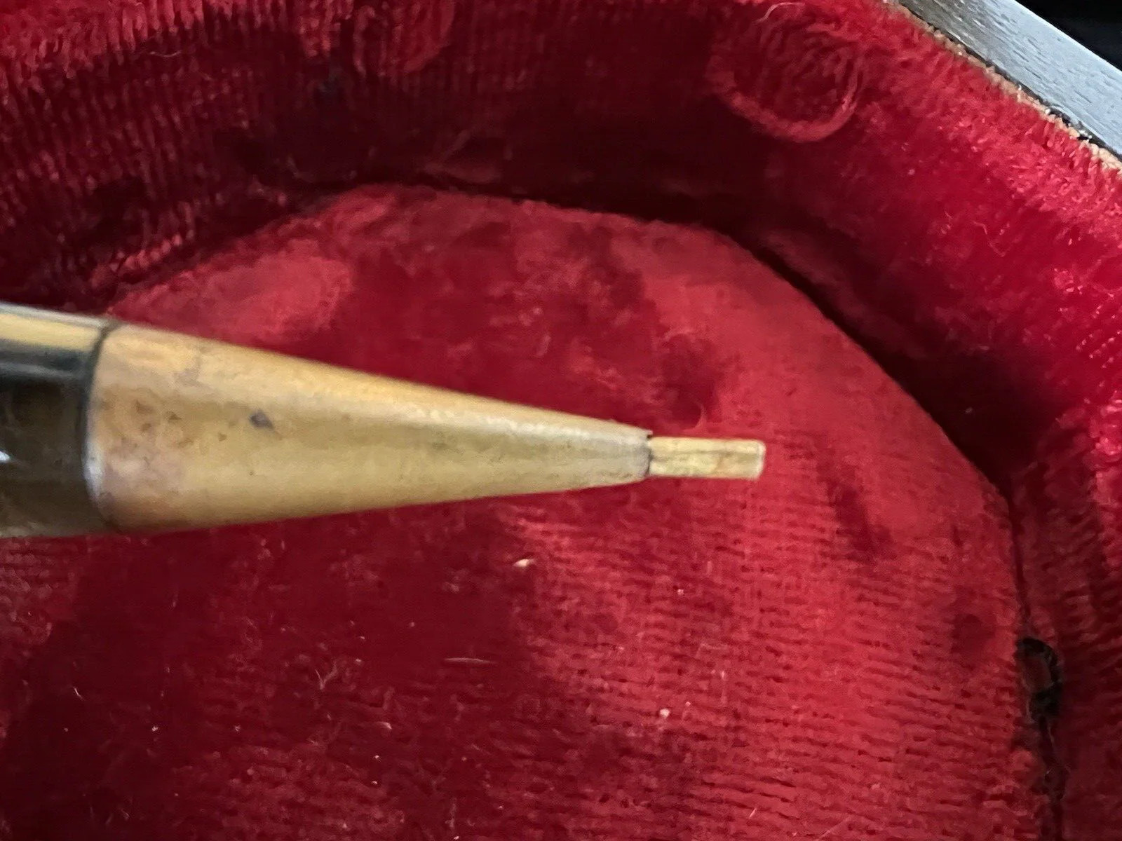 Celluloid Marbled Mechanical Pencil With Hook Charm Vintage 1930
