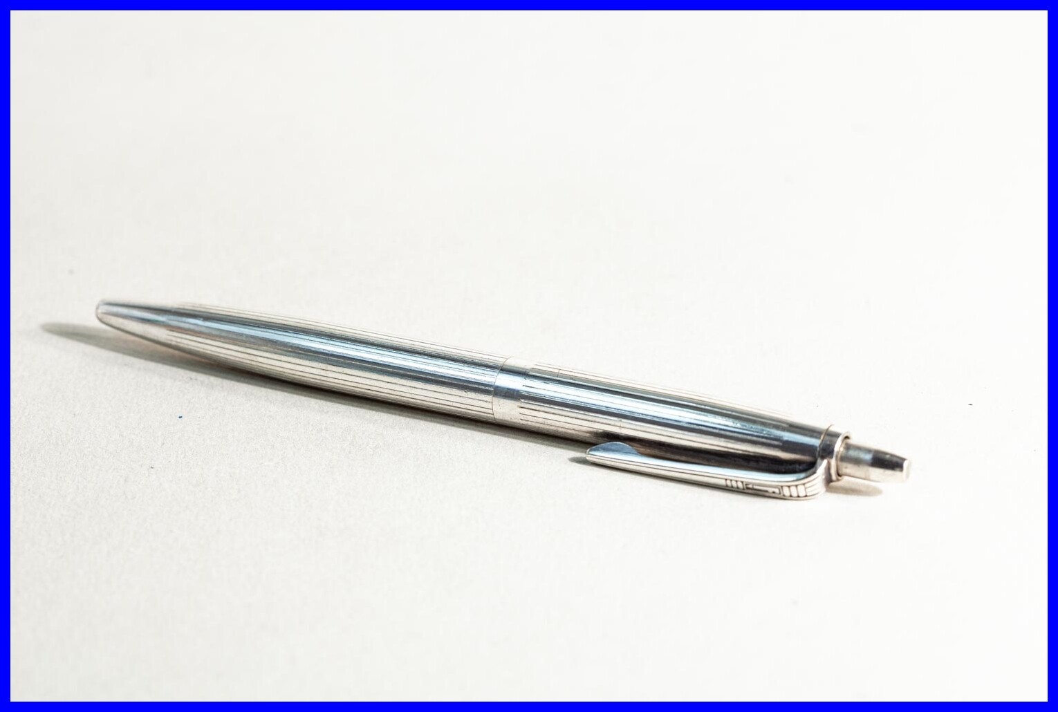 BMW German Mid Century Design FEND TRUXA SILVER PLATED Ballpoint Pen 1960’s made