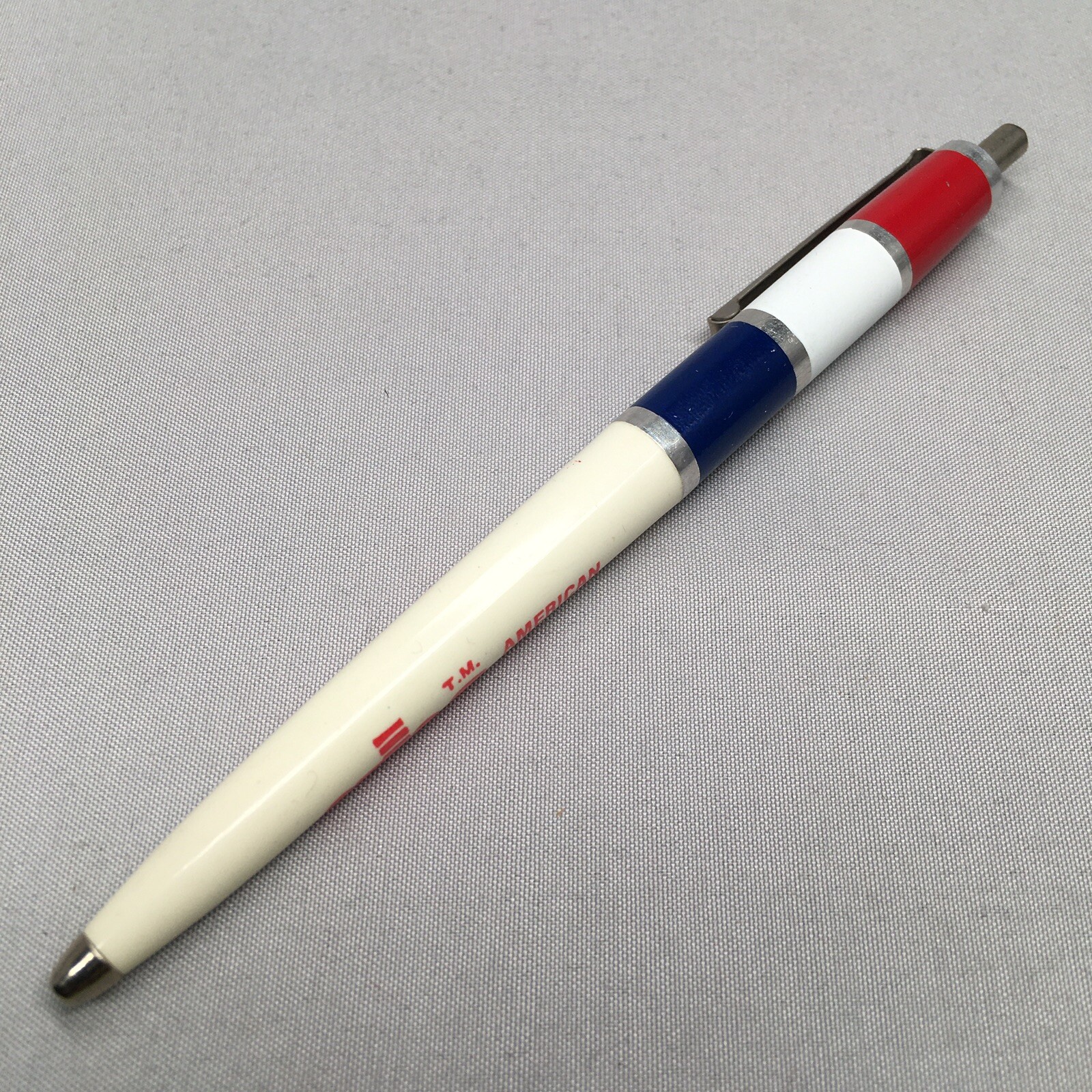 ABS American Back School Ashland Kentucky Advertising Pen Patriotic Colors Dried