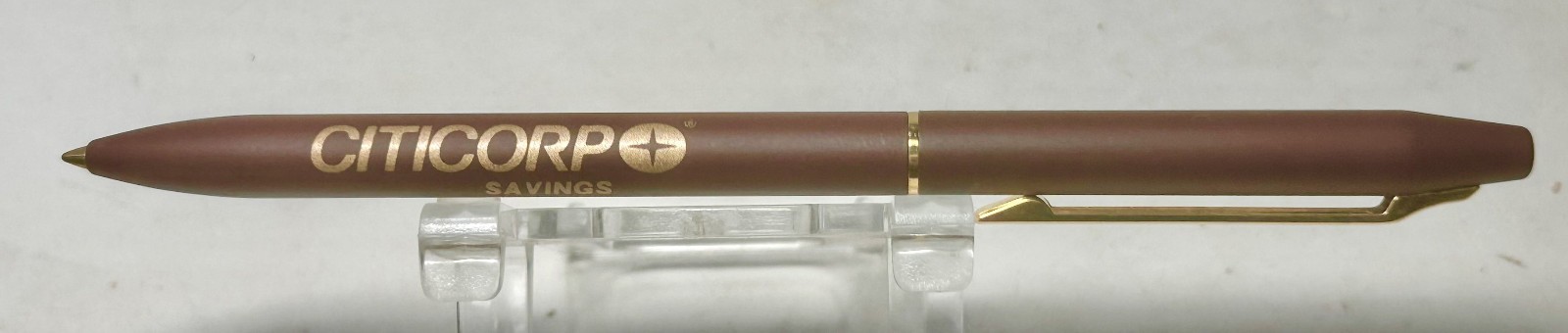1987 Ritepoint CHROMATIC STANDARD 2-Color Salesman Sample CR-805 Advertising Pen