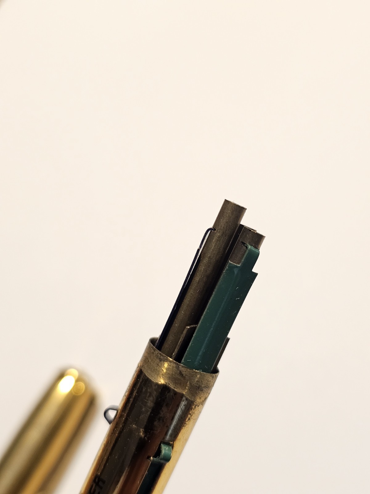 Vintage Imperial 3 Colors Multicolor Ballpoint Regal Advertising Pen Gold Tone