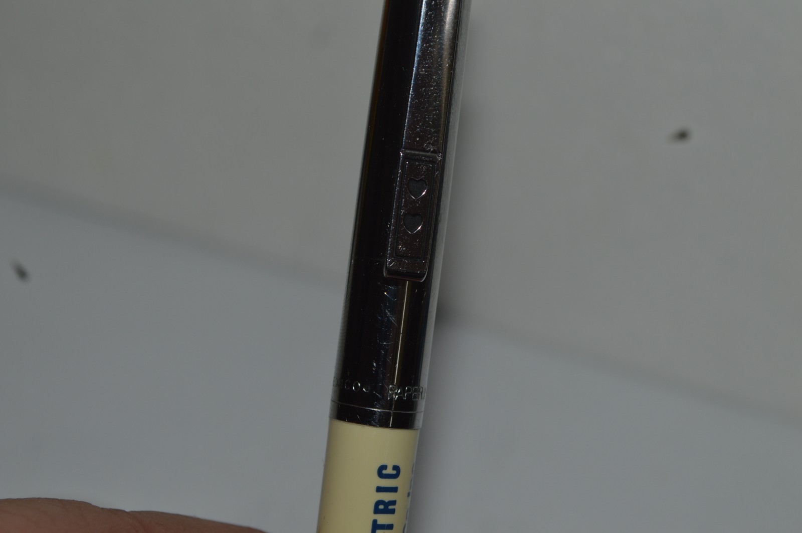PAPER MATE Profile #2 Reg Grip Ballpoint Pen GE Warner Comm Promo Mexico