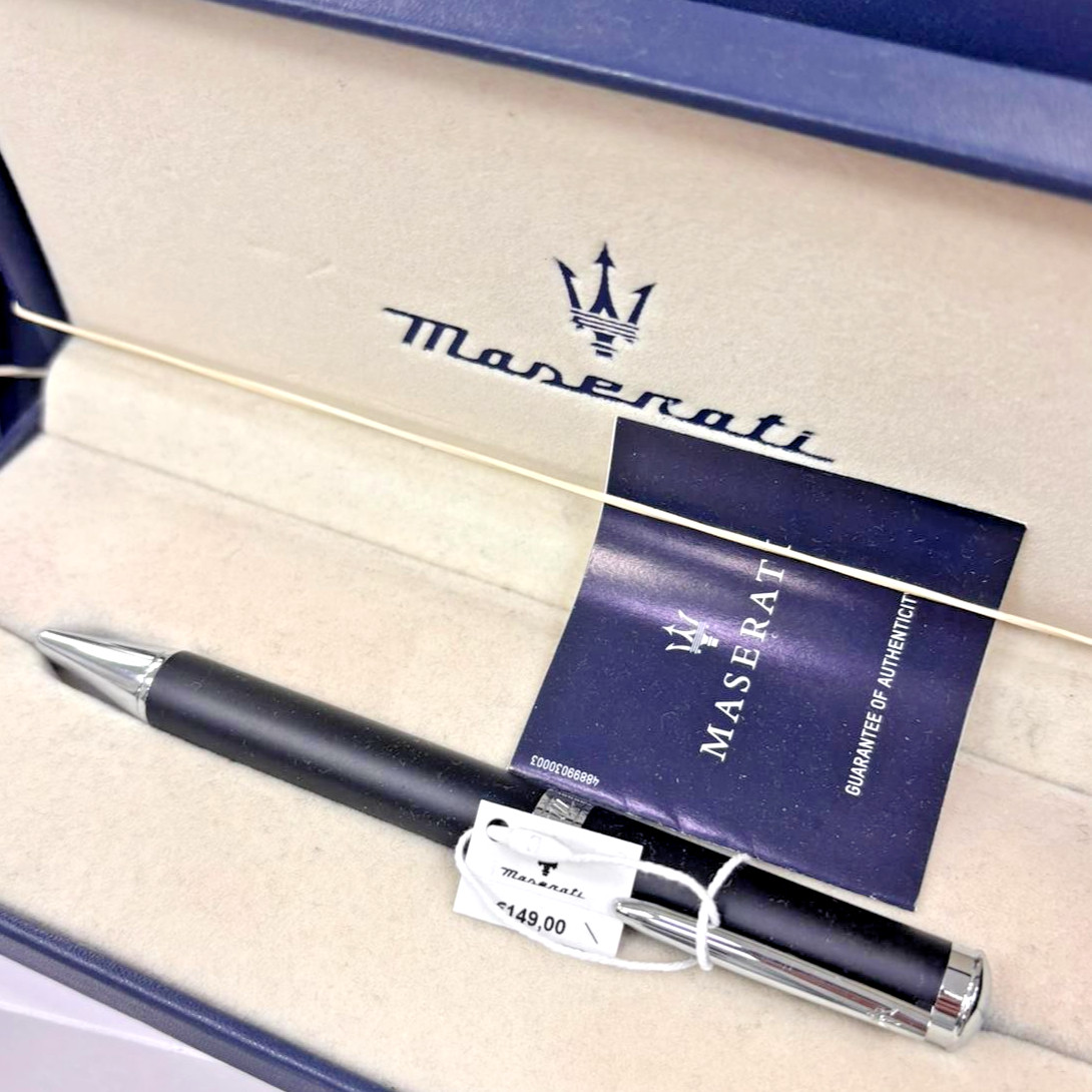Maserati J880652002 Unisex Stainless Steel Ballpoint Pen