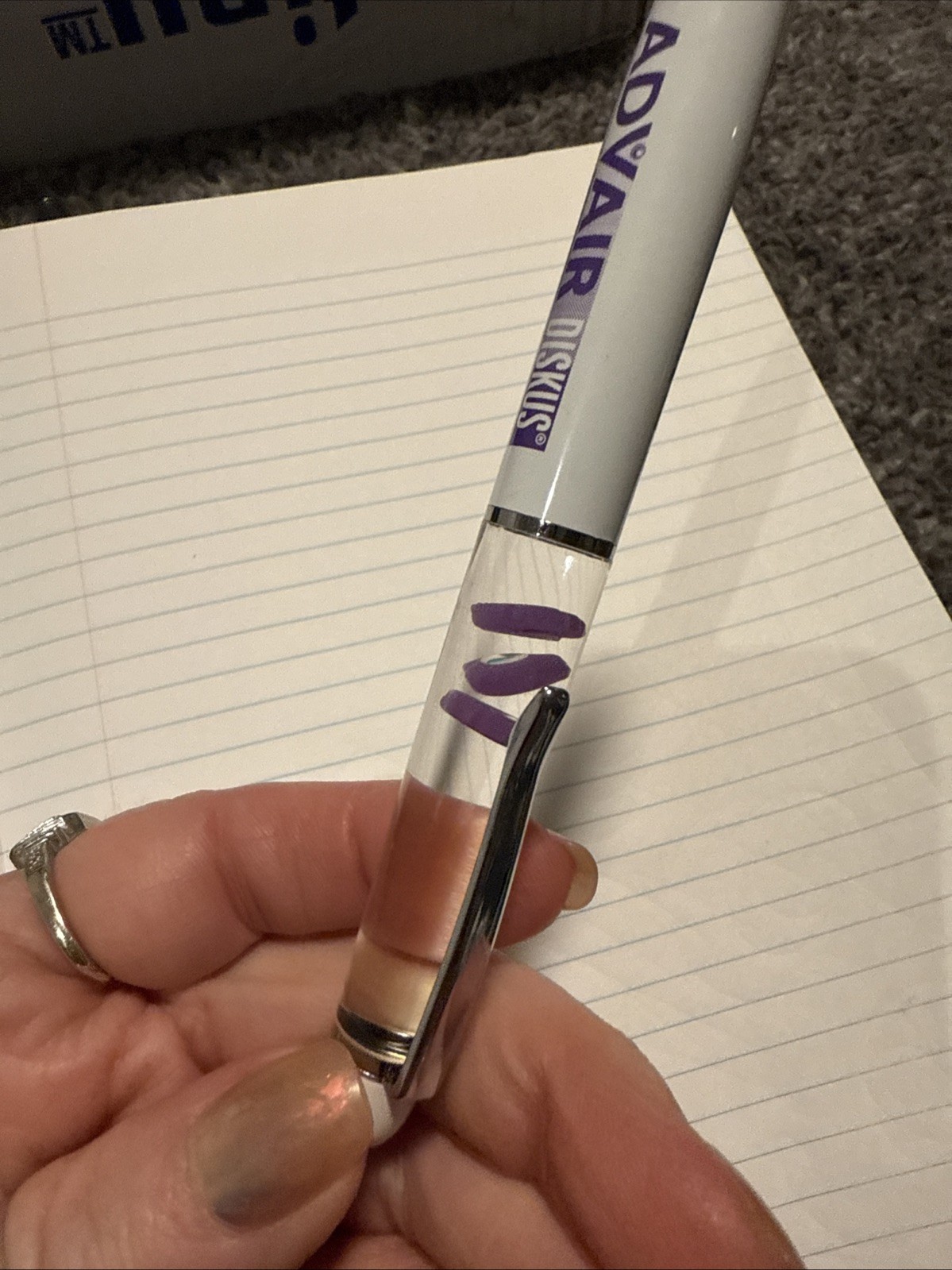 Advair Diskus Floating Novelty Pen – Pharmacy Rx Drugs Advertising Works