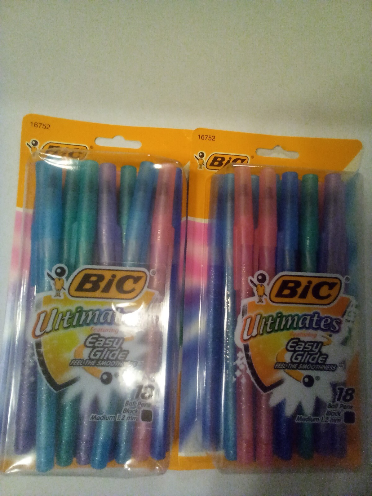 BIC Ultimates Vintage Ballpoint Pens Medium Black 2 Packs 36 Pens Total RARE