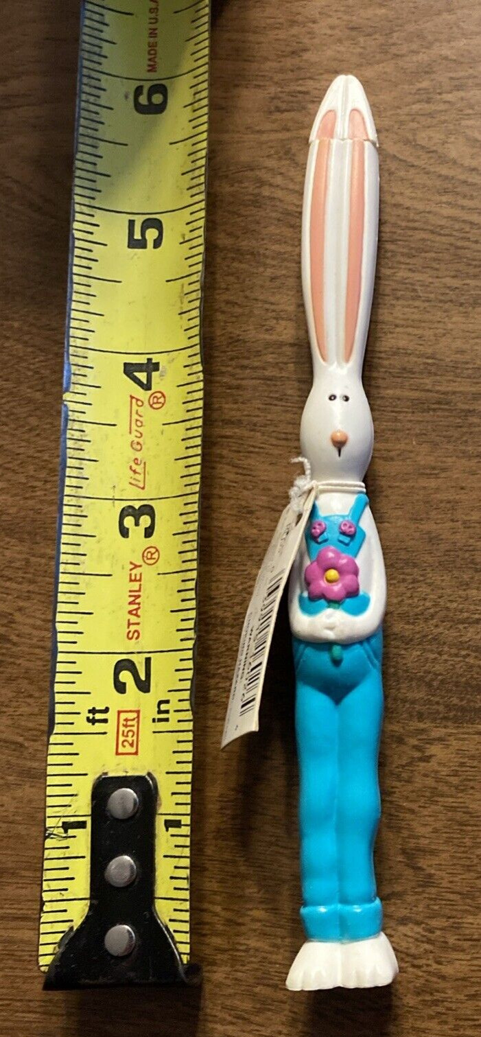 Vintage Russ Pen Easter Bunny Rabbit Writing Pen w/ Tags – Dried Up Ink 5 7/8”