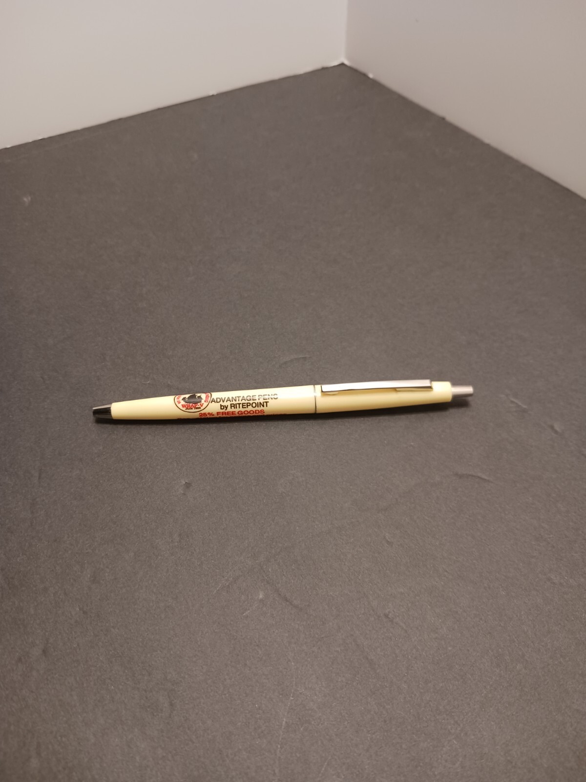 Vintage Ritepoint Advertising Pen / Advantage Wrap V June 1986 Hong Kong