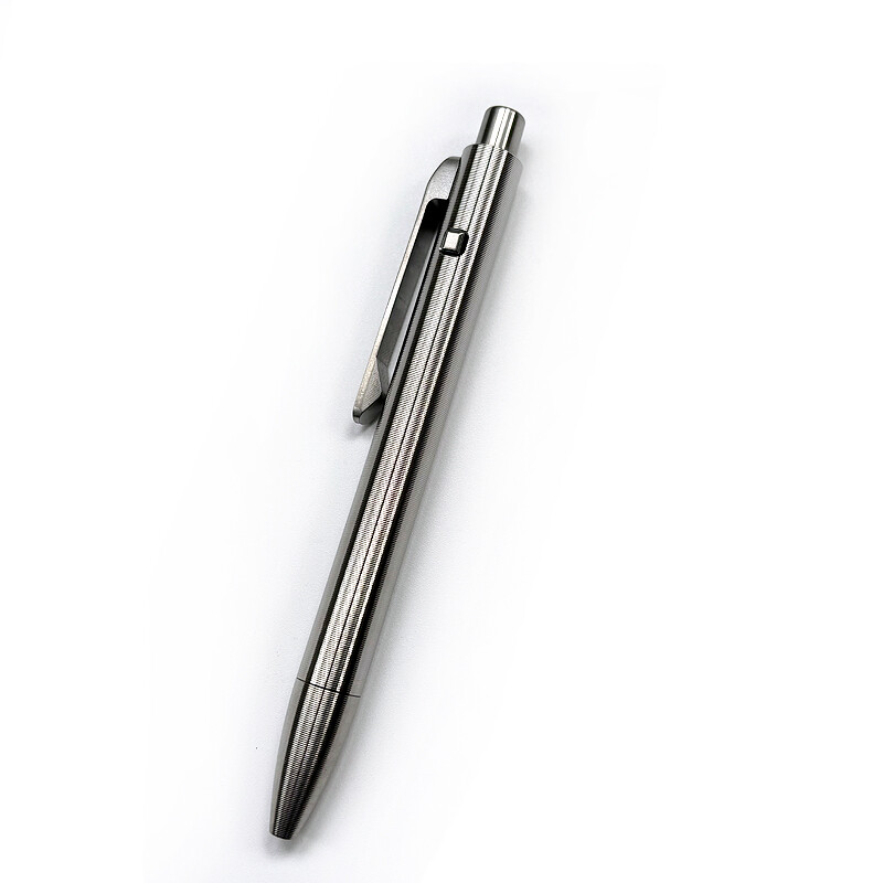 1PC Titanium Ballpoint Pen EDC Pocket pen Business Office Writing Signature Gift