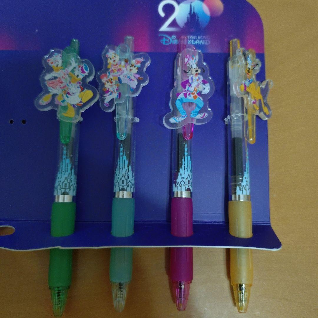 Hong Kong Disneyland ballpoint pen set of 6 #3c437d