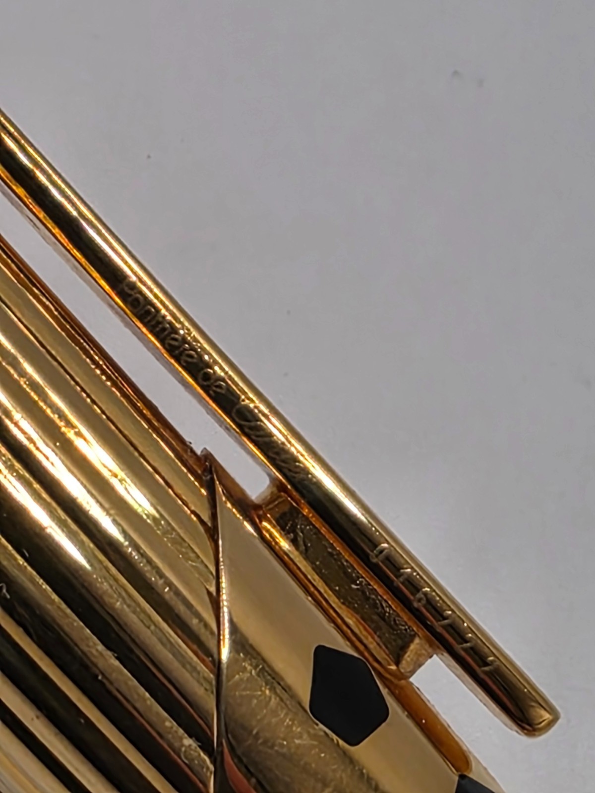Cartier Panthere Trinity Rings Gold Ballpoint Pen – Used Good – France 1990
