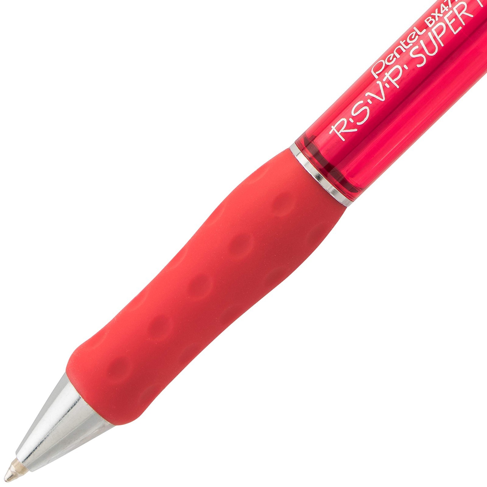 Fine Line Ballpoint Pen 0.7mm – Red Ink, Smooth Writing, Ergonomic Grip, 12 Pack