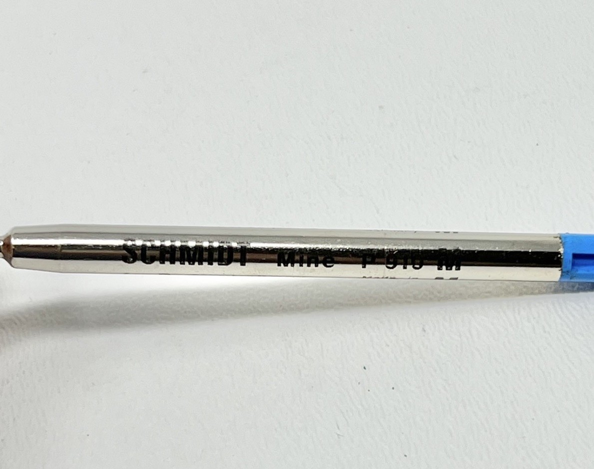 Vintage Mid Century West Germany Click Pen Metal Bullet Shape Ballpoint No Ink