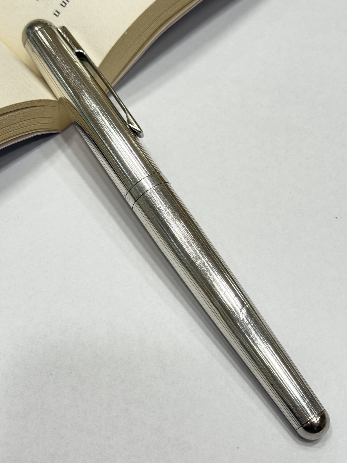 Fountain Pen Sterling Silver 925 Iridium Point!