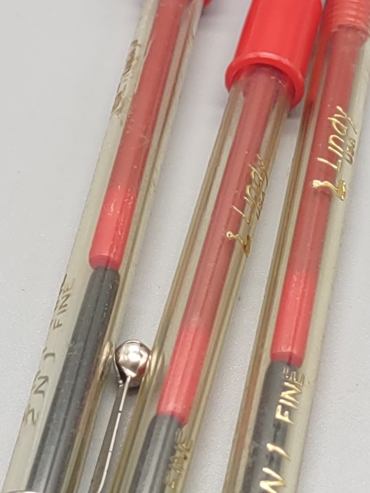 Vintage Lindy 2-in-1 Ballpoint Pen – Double Ended Red & Black Ink – Rare