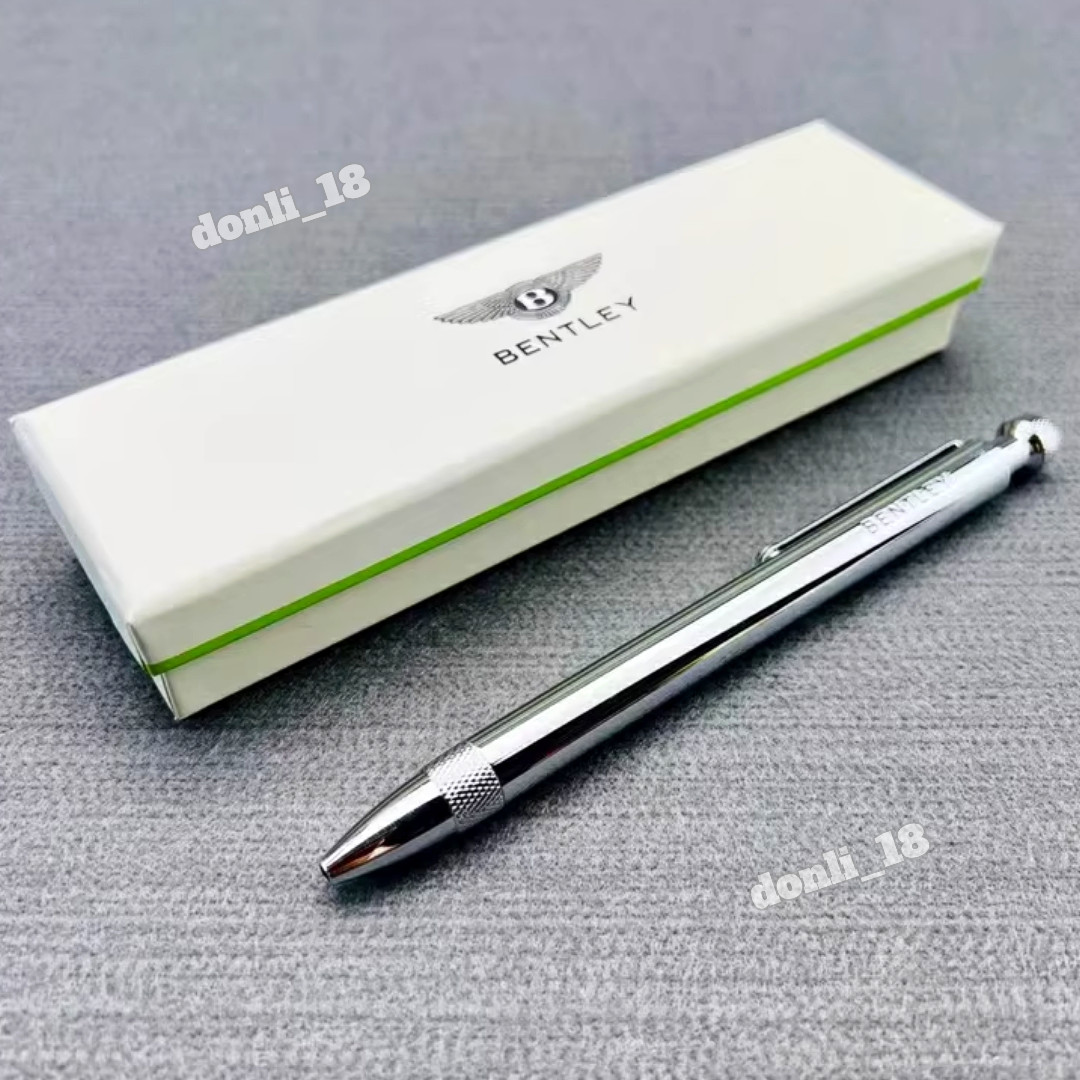 Rare Bentley Ballpoint Silver Pen Collectors Edition VIP Dealer Gift, New In Box