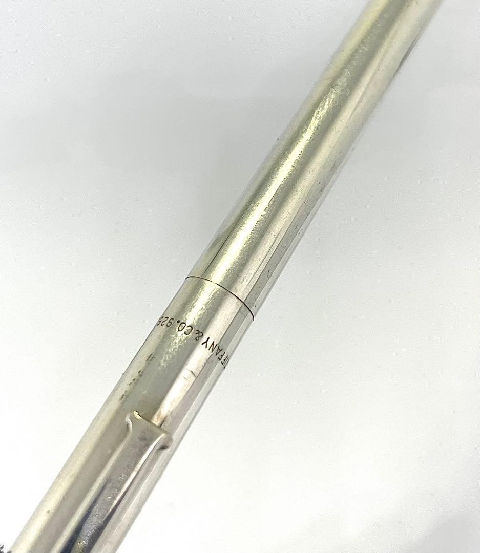 Tiffany & Co. SV925 T-Clip Ballpoint Pen Silver Unisex Pre-Owned Twist Mechanism