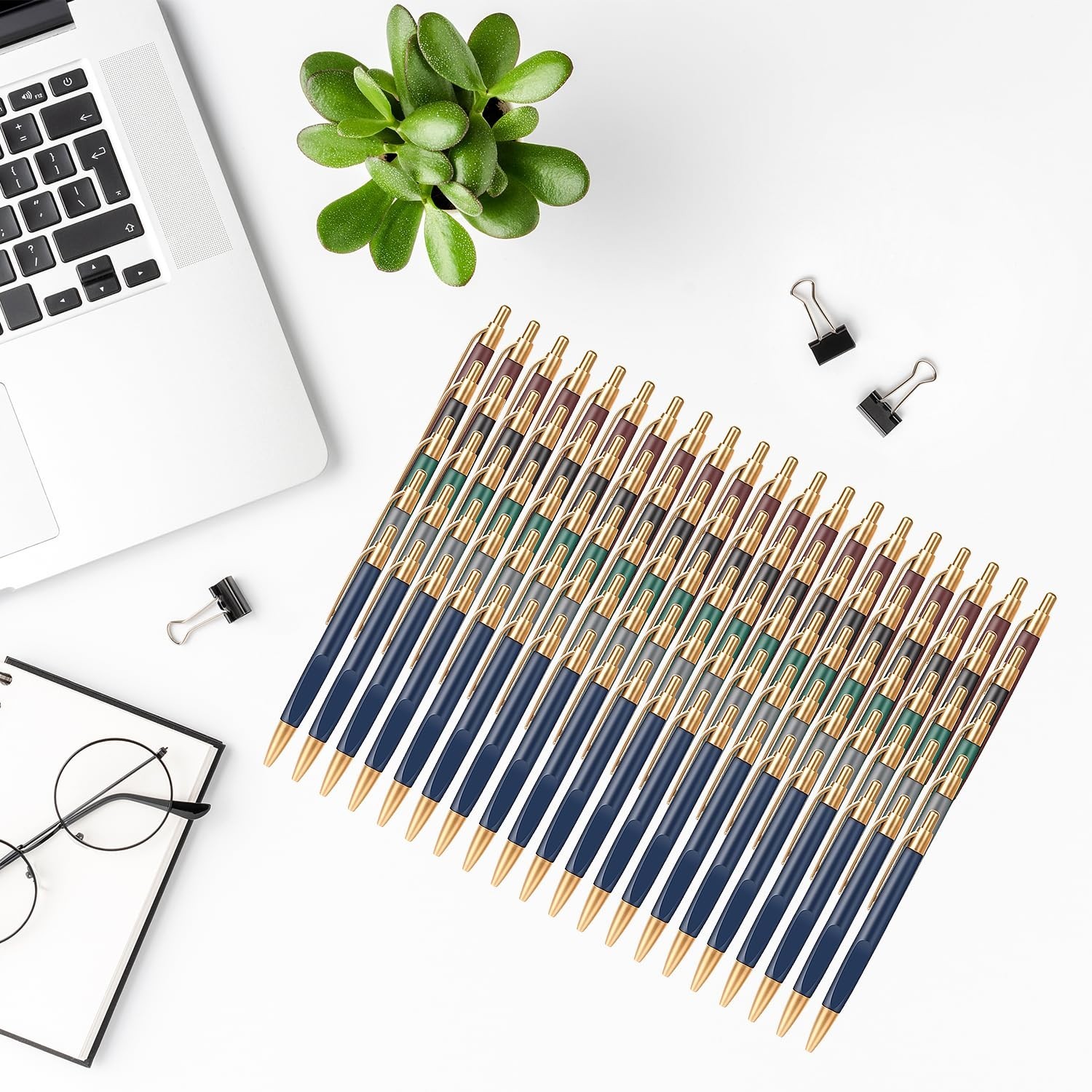 Aozora Retractable Ballpoint Pens 1.0mm 200-Pack