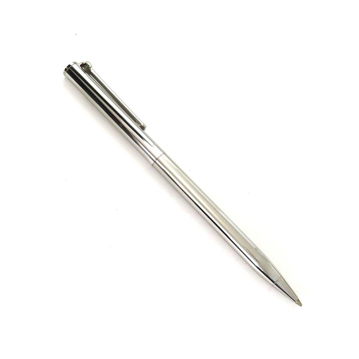 Tiffany & Co. Sterling Silver Ballpoint Pen Black Ink Unisex Good Condition