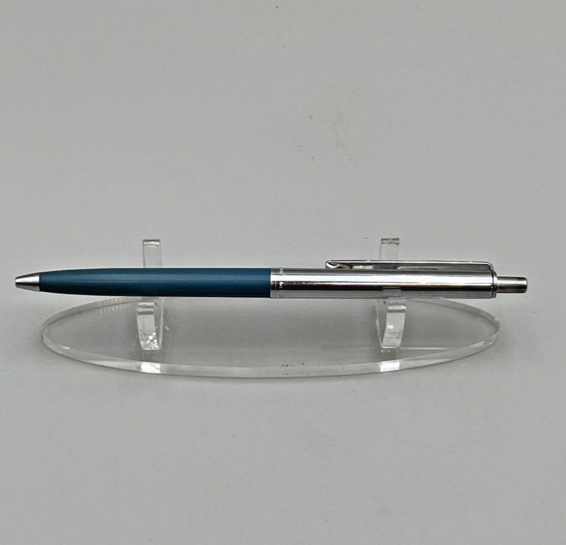 Paper Mate Double Heart Profile Slim Aqua Blue/Chrome, Blue Ink, Works – Mexico