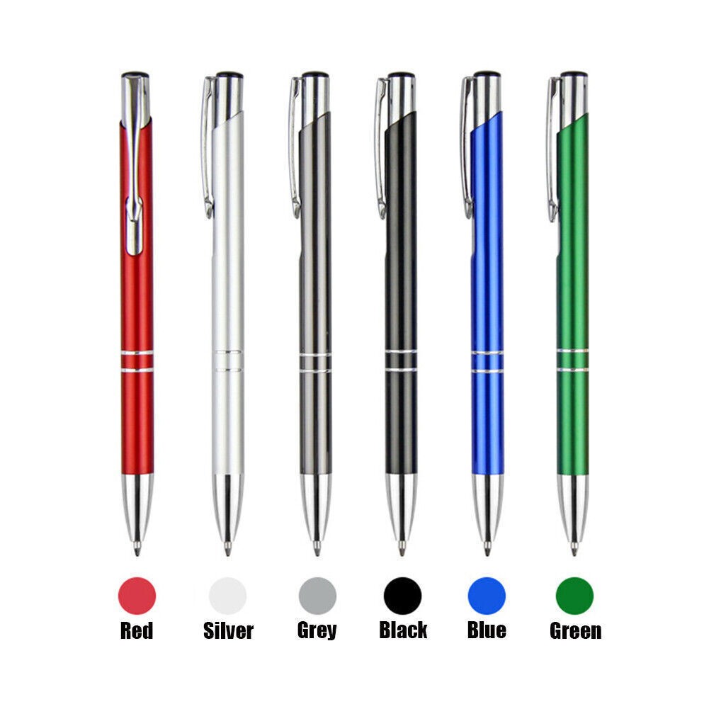 Luxury Full Metal Ballpoint Pen Black Ink Gel Pen Office Writing Stationery