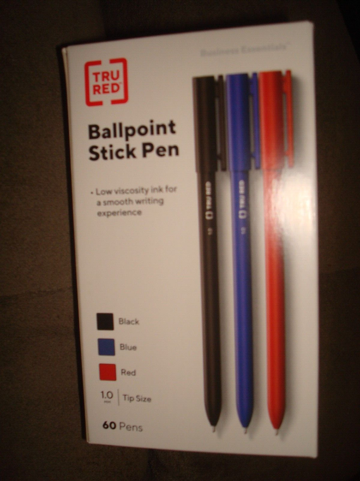 TRU RED BALLPOINT STICK PEN 60