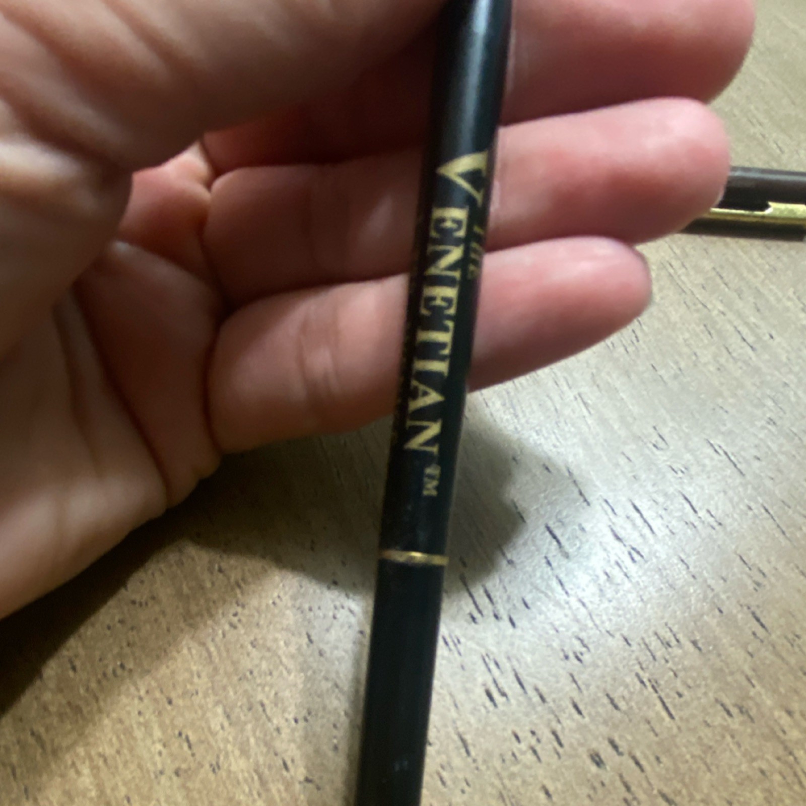 The Venetian & The Palazzo Collectible Metal Ballpoint Pens Gold Trim Black Ink