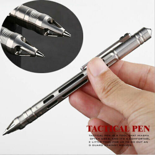 TC4 Titanium 0.5mm mechanical Pencil Pen EDC Tools Pocket Multi Tactical Pen New