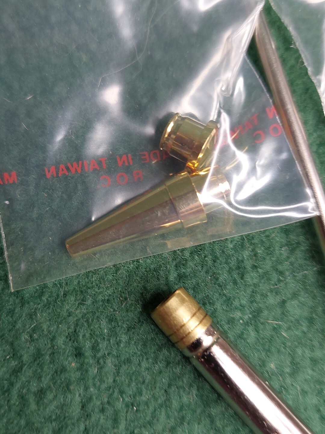 Woodcraft Gold Pen Project Ball point Pen Wood turn Kit Solid Clip #123052