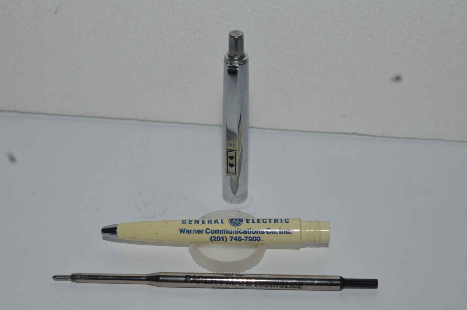 PAPER MATE Profile #2 Reg Grip Ballpoint Pen GE Warner Comm Promo Mexico