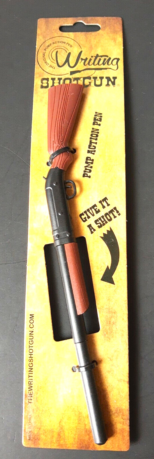 Novelty SHOTGUN Writing Ballpoint Pen NEW «Real Pump Action» Gift Idea Unique