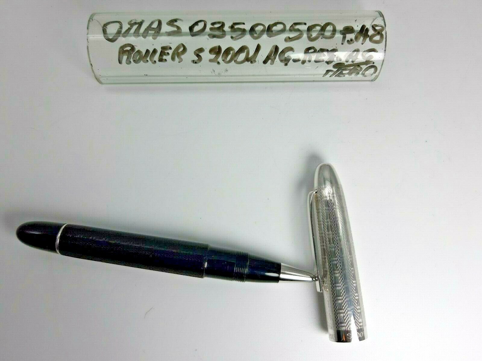 Roller Pen-Medium-Collection S2001-The Guilloche-AG.925/Resin-03 500500-6-Grandma