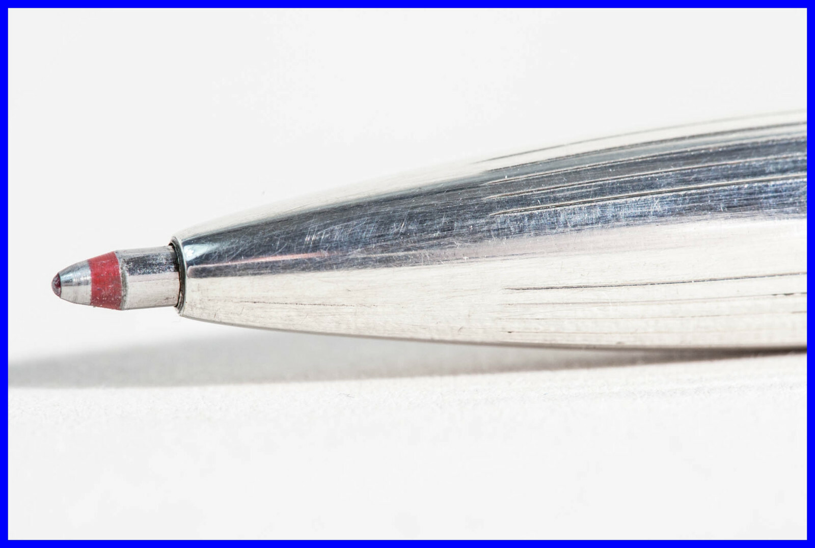 Bally Fend 2 Colors Bags Ballpoint Pen In Silver-Plated – 60s Design