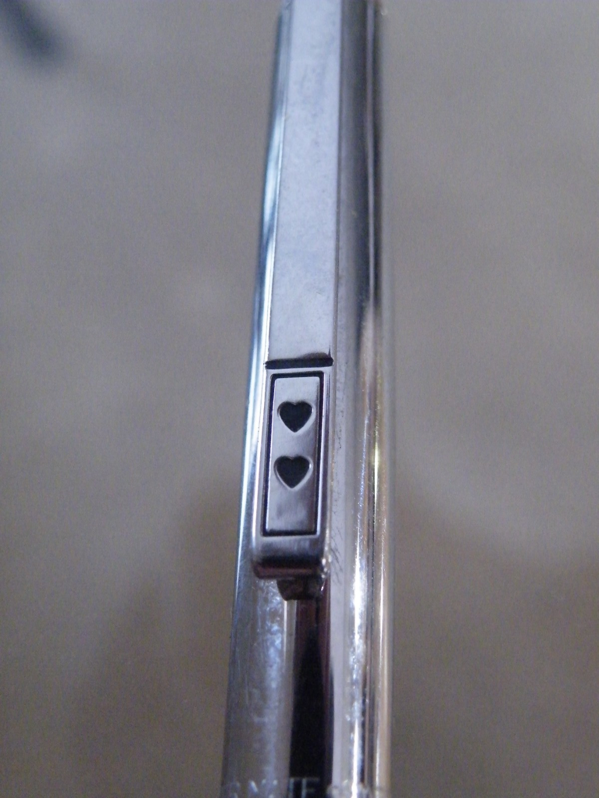 WORKS Vintage Mexico Paper Mate Double Heart Ballpoint Pen BUSCH PRECISION Adv.