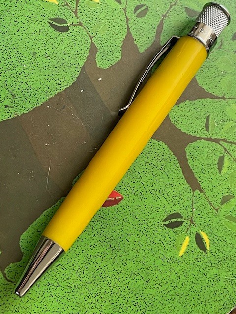 Retro 51 Tornado Acrylic Yellow Ballpoint Pen