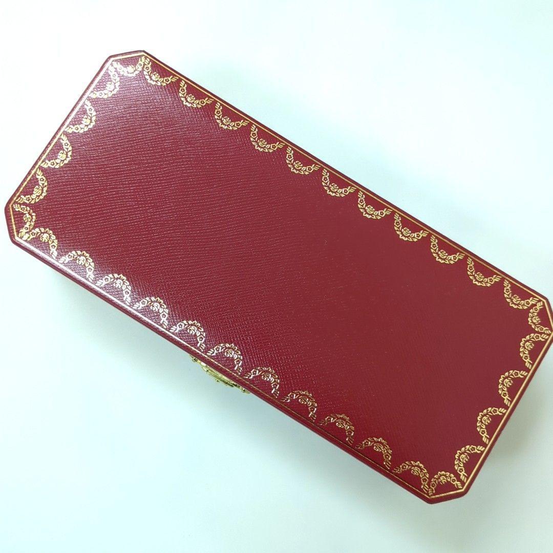 Cartier C de Ballpoint Pen Stationery Gold Authentic Unisex RARE w/ boxed