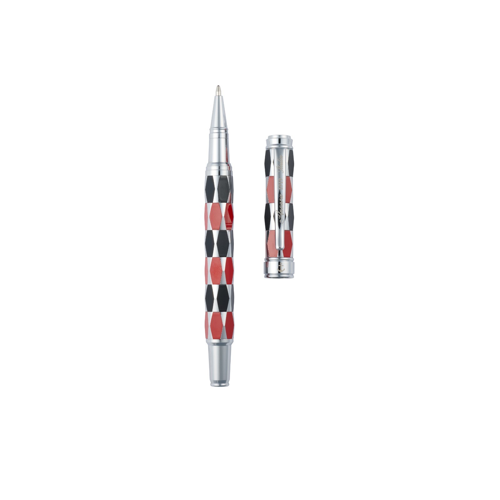 Ancora Masquerade Red Dark Blue Enamel Pen Limited Edition 88 Italy New Numbered