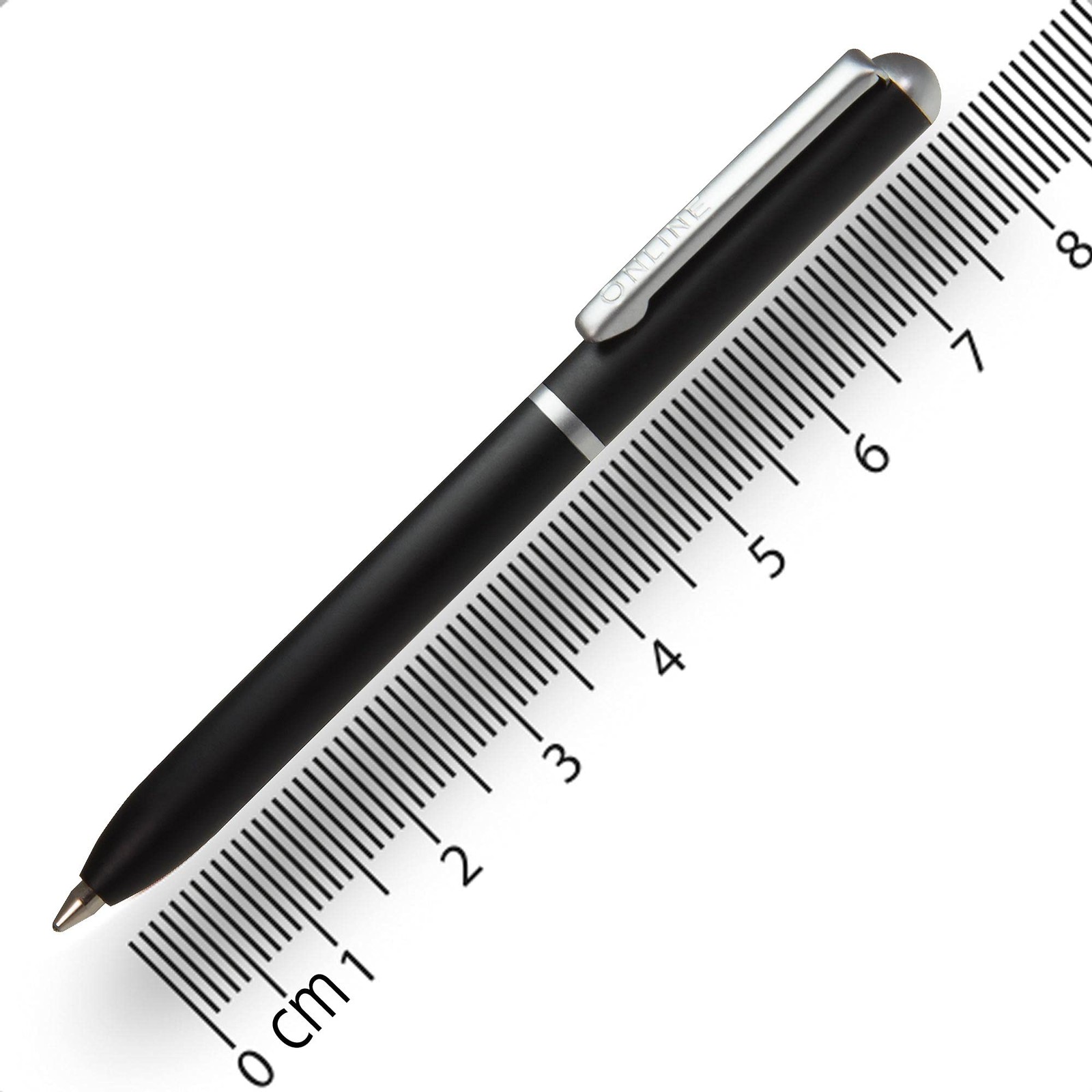 ONLINE Ballpoint Pen, Oil-based, Portemonnaie Black 43008