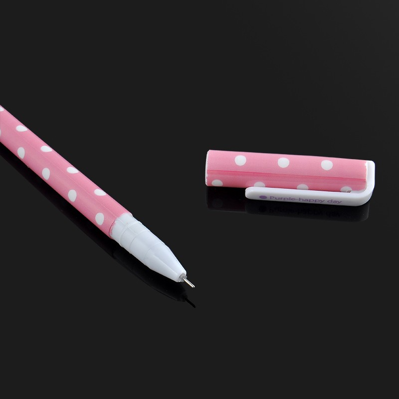 10pcs/lot Cute Office School Accessories 0.38mm Pen Nice Gel Pens Colorful Gift