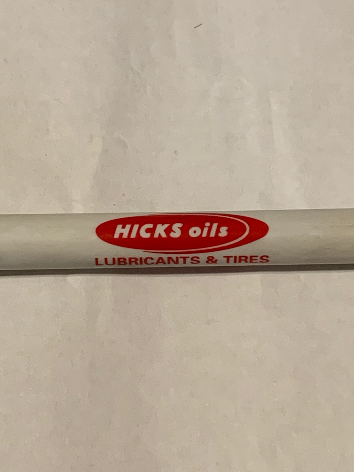 WHITE GREEN HICKS OIL LINCOLN ILLINOIS Advertising Ballpoint Pen As Is NO INK